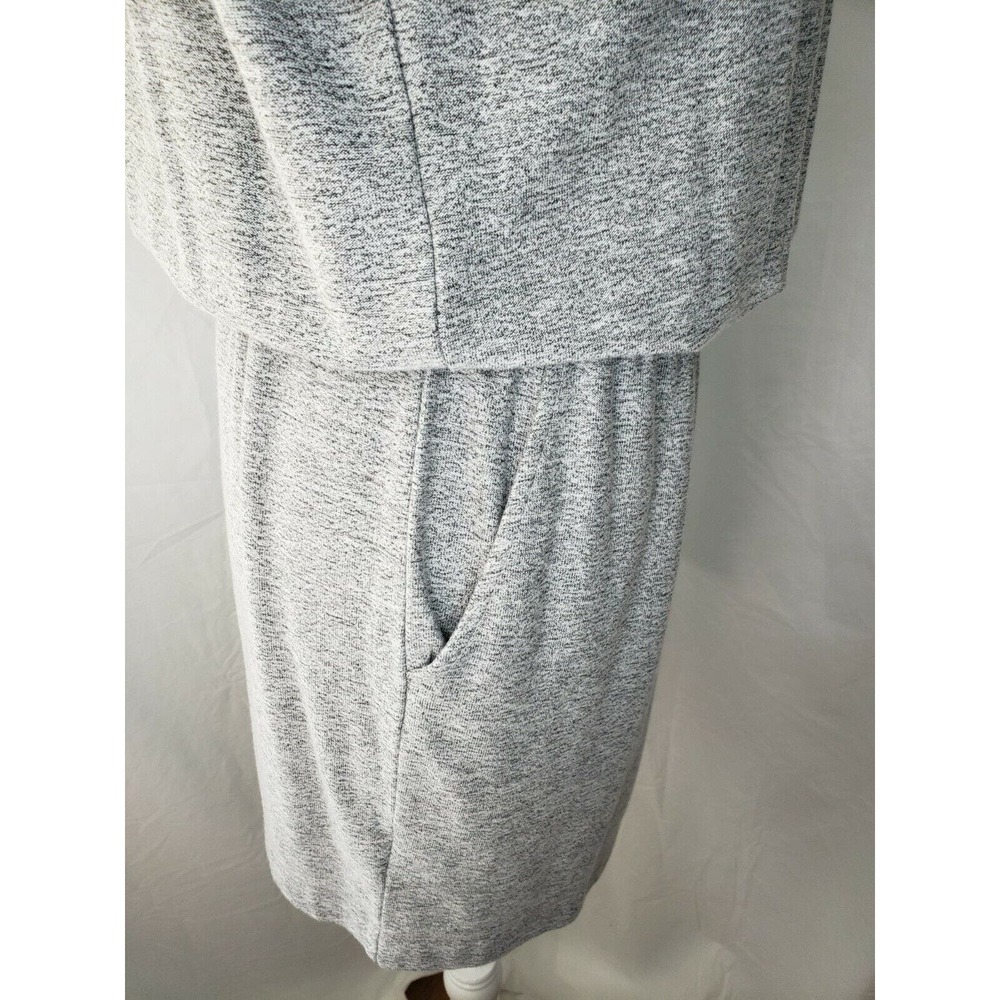 Lou & Grey Loft Womens Long Sleeve Romper Jumpsuit Size S Gray Short Set - Picture 6 of 7